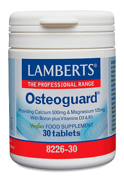 Osteoguard®. Calcio, Magnesio, Boro, Vitaminas D y K 30 tabletas