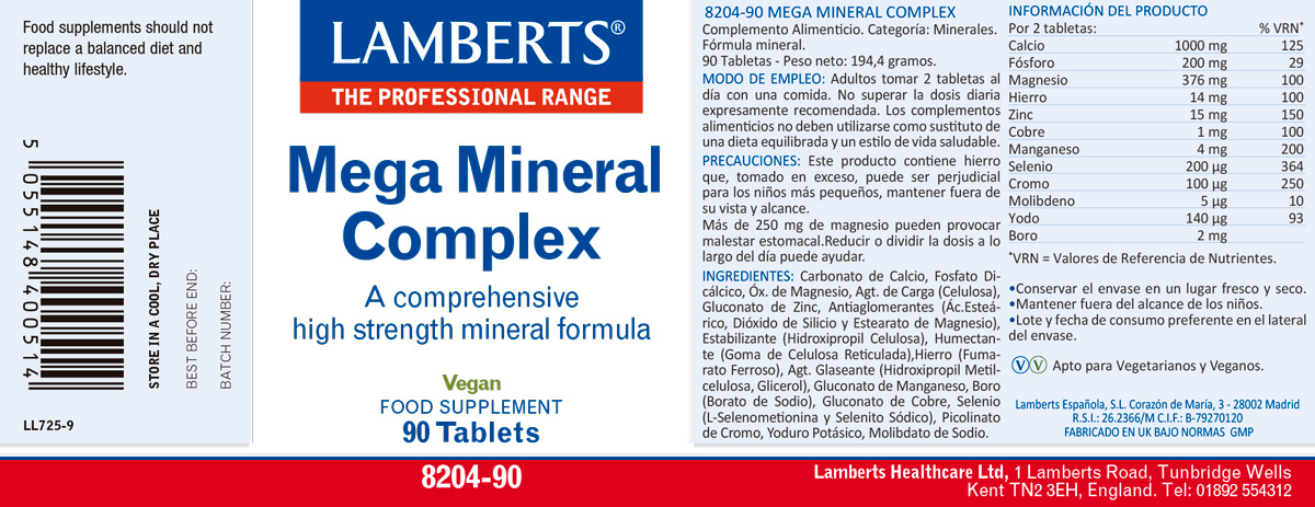 Complejo Mega Mineral de amplio espectro y alta absorción — imagen 2