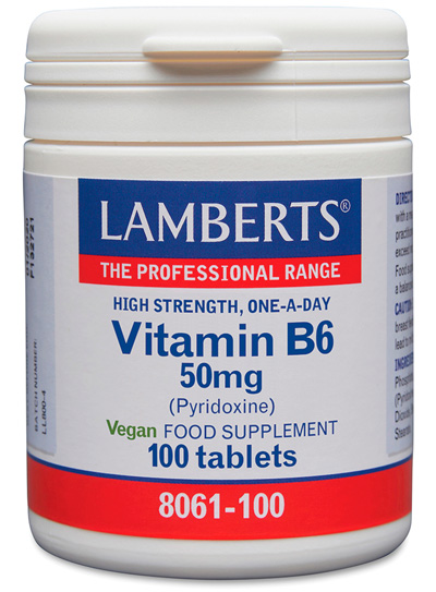 Vitamina B6 o Piridoxina 50 mg