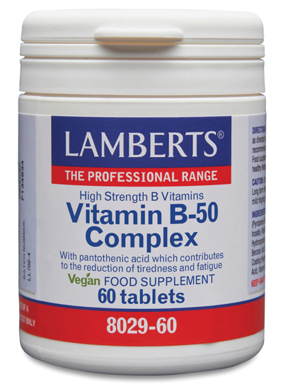Complejo de Vitaminas B-50. Fórmula ganadora. Balance Ideal.