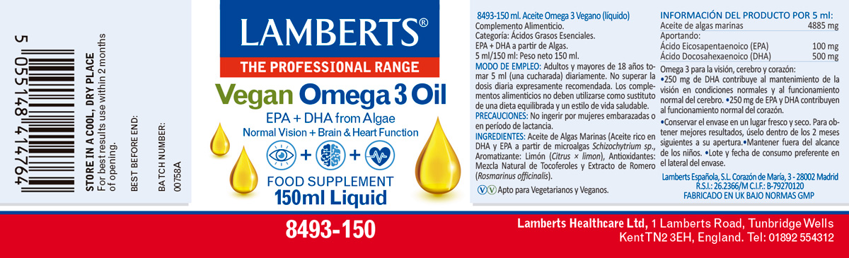 Omega 3 Vegano líquido — imagen 2