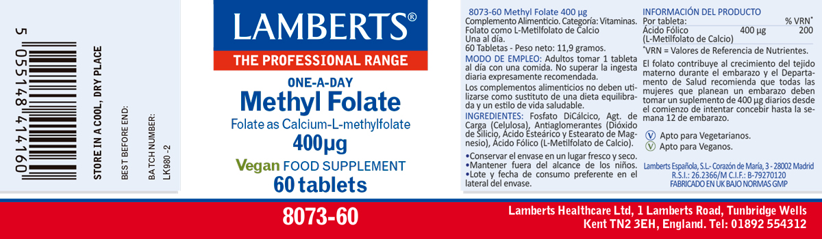 Metil Folato 400 µg — imagen 2