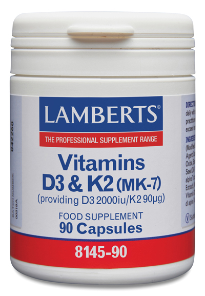 Vitaminas D3 2000 UI y K2 90 mcg