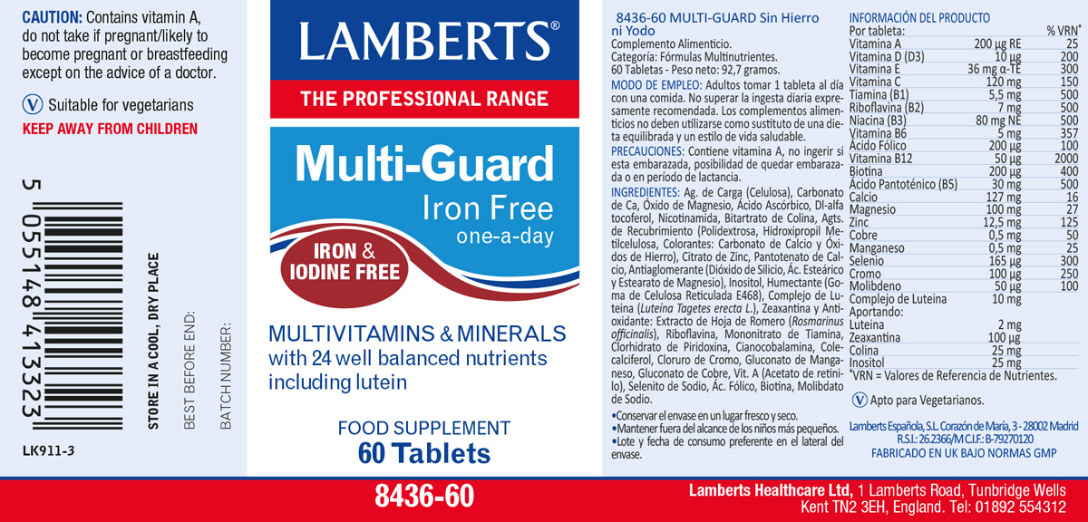 Multi-Guard® sin Hierro ni Yodo — imagen 2