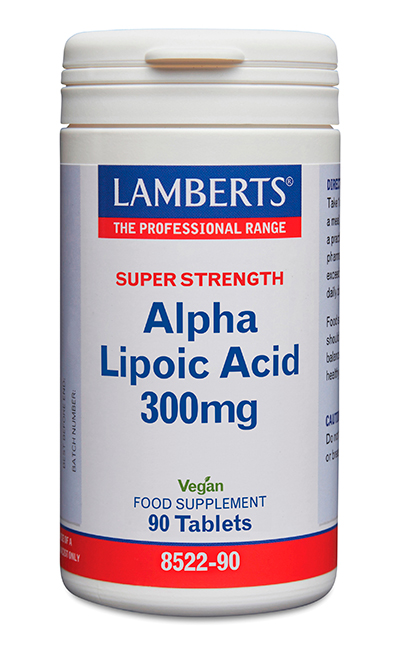 Ácido Alfa Lipoico 300 mg, ALA o Ácido Tióctico