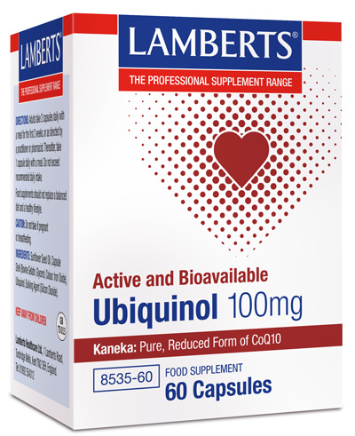 Ubiquinol 100 mg es la forma activa reducida de la Coenzima Q10
